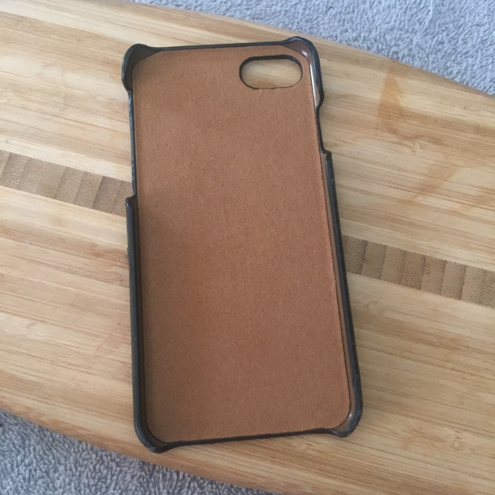 iPhone8+/7+ Leather Credit card slot case - Picture 2 of 6